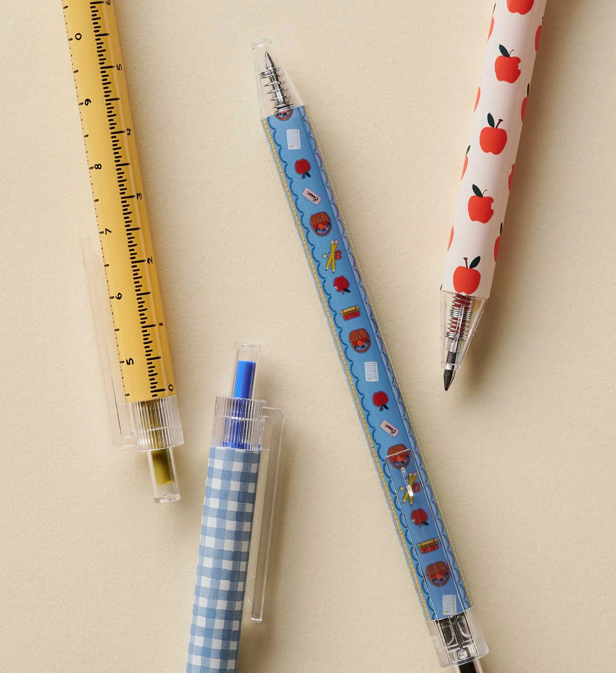 Set de 4 bolígrafos de gel Schoolhouse - Rifle Paper co.