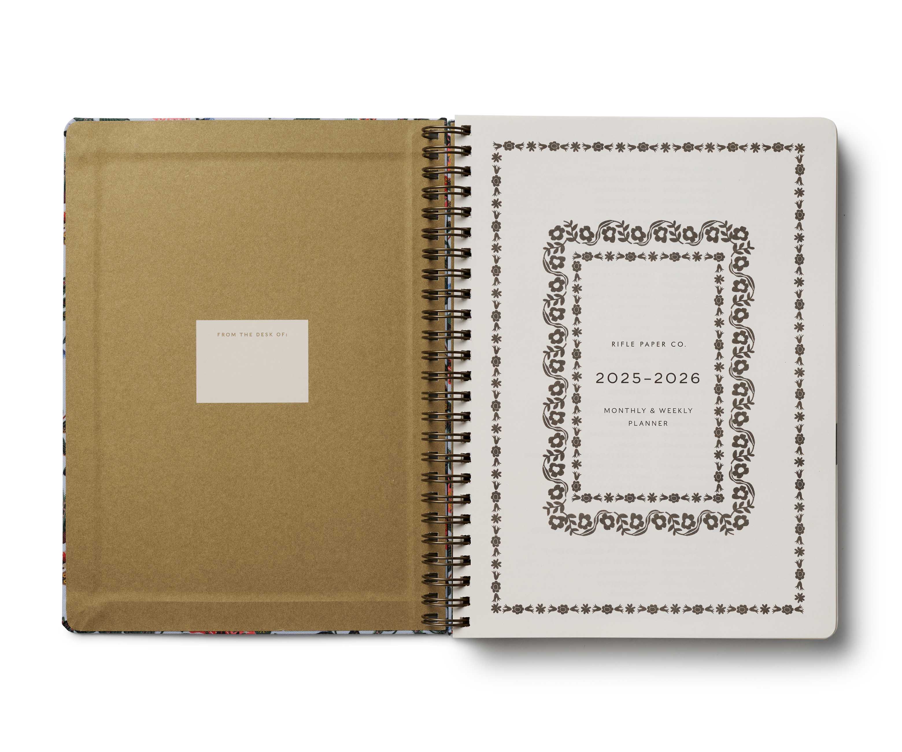 Agenda Académica 2025-2026 17 meses - Gracie - Rifle Paper Co