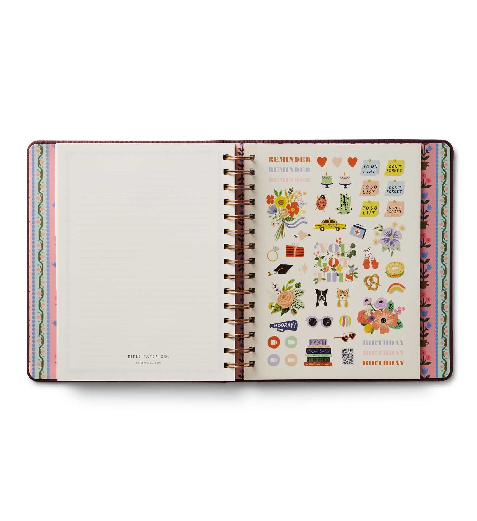 Agenda Académica 2026-2027 17 meses - Ladies Night Book Club - Rifle Paper Co