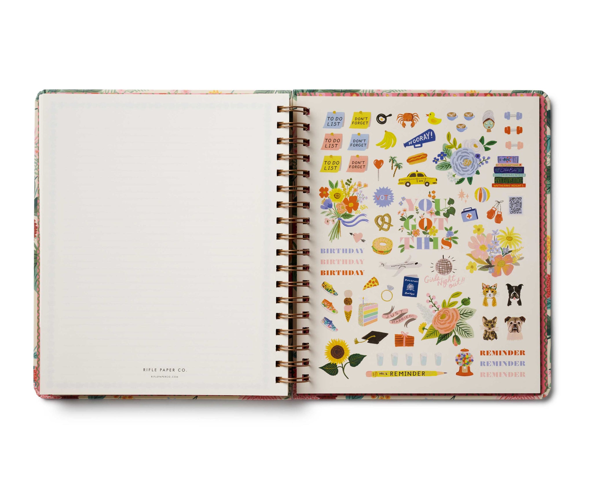 Agenda Académica 2025-2026 17 meses - Dahlia - Rifle Paper Co