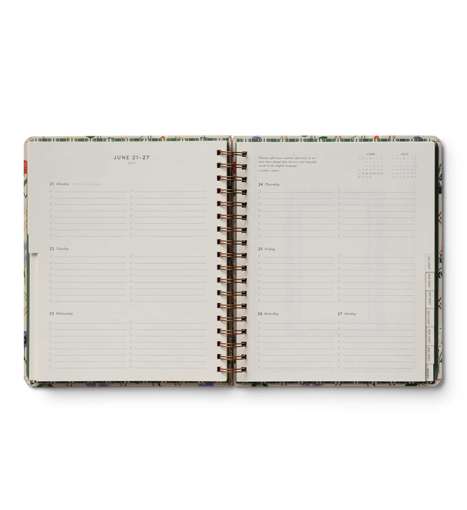 Agenda Académica 2026-2027 17 meses - Garden Study - Rifle Paper Co