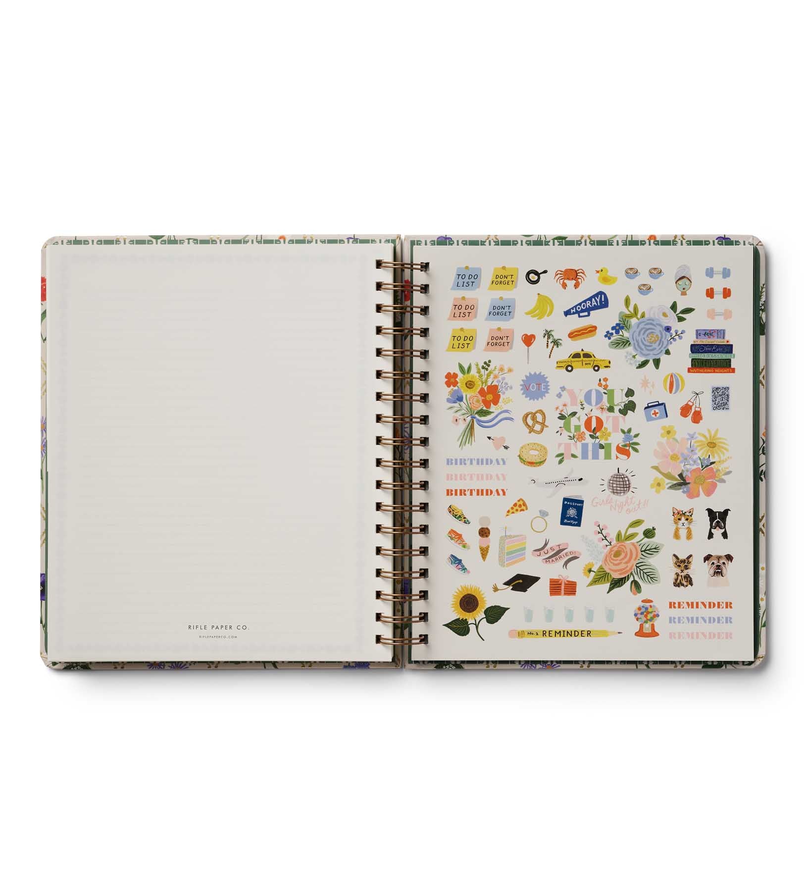 Agenda Académica 2026-2027 17 meses - Garden Study - Rifle Paper Co
