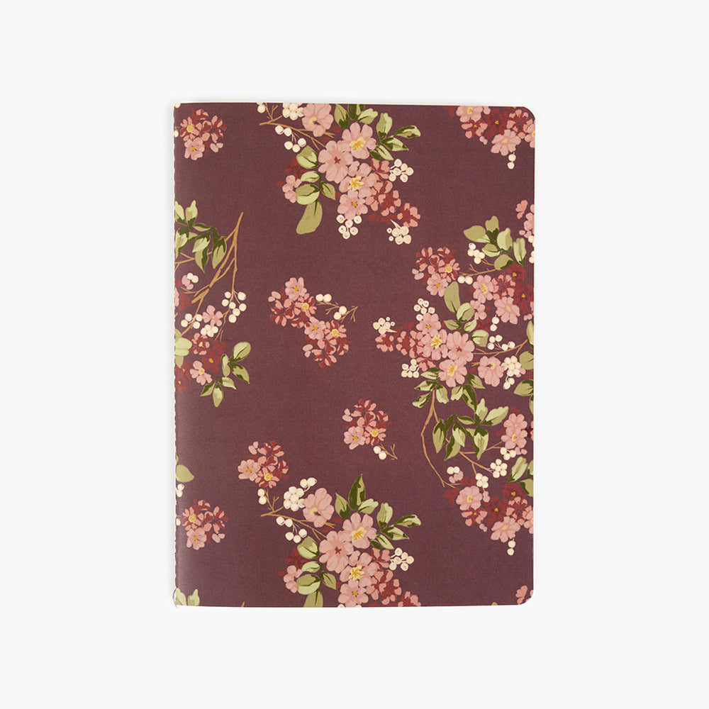 Pack 3 libretas cosidas Flores A5 - Pepa Paper