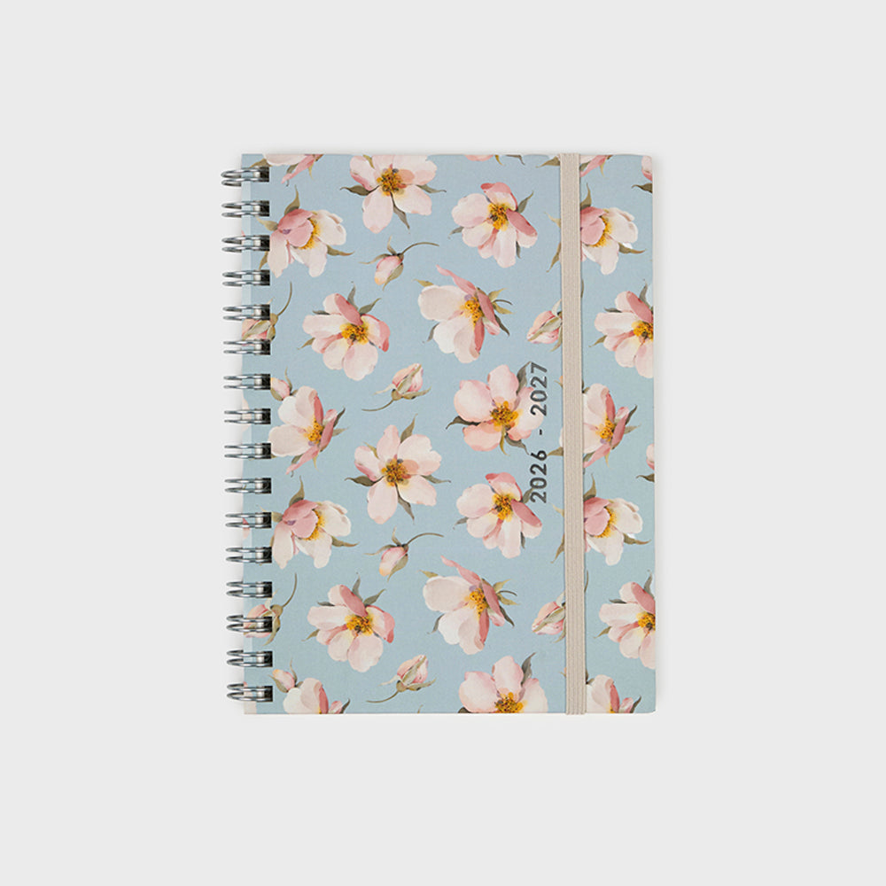 Agenda académica A5 2026-27 - Blue Magnolia