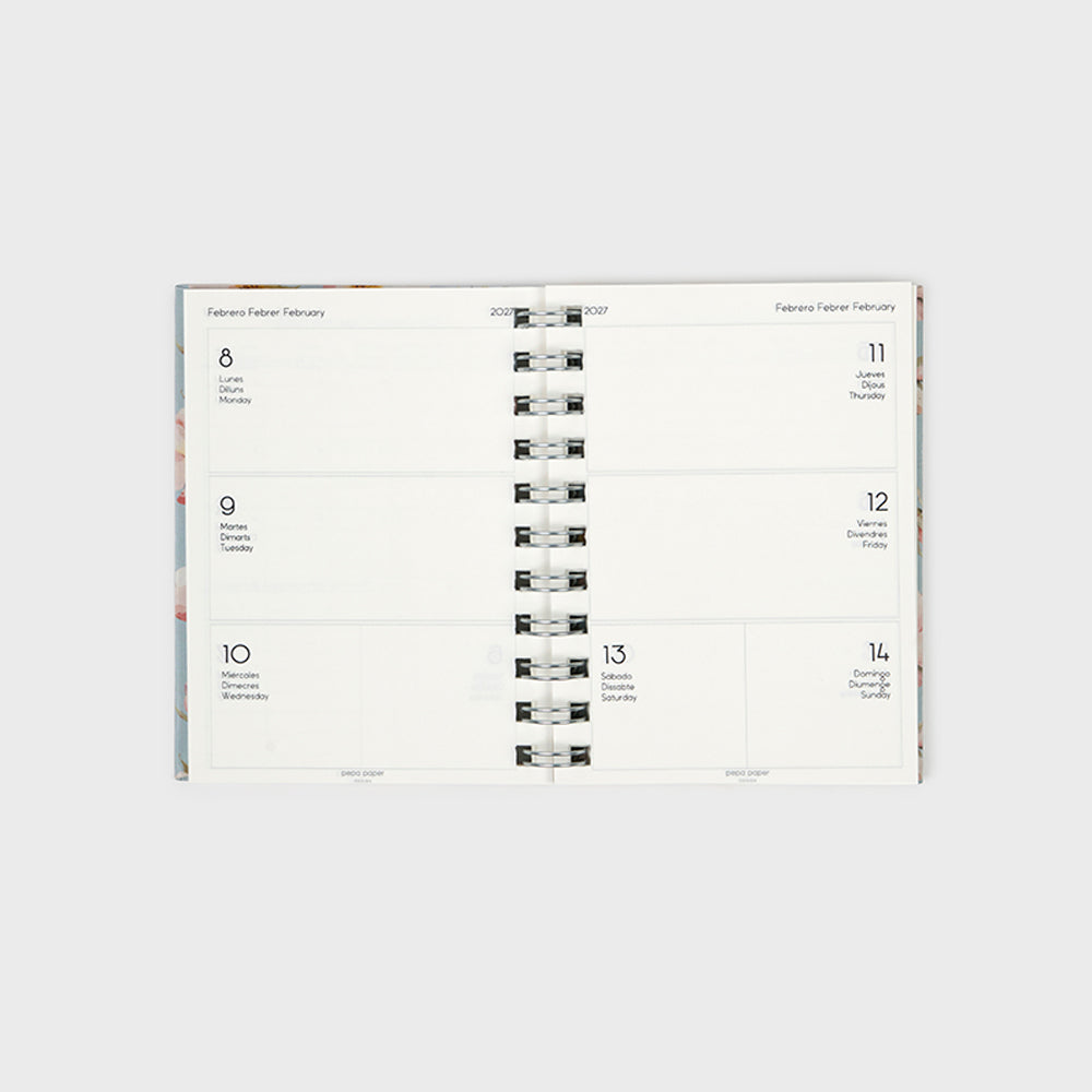 Agenda académica A6 2026-27 - Blue Magnolia