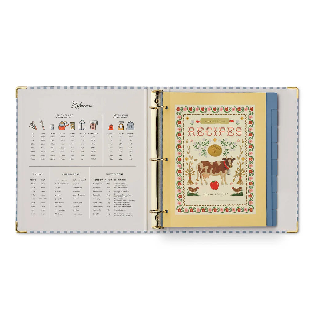 Carpeta anillas Recetario - Home Sweet Home - Rifle Paper Co.