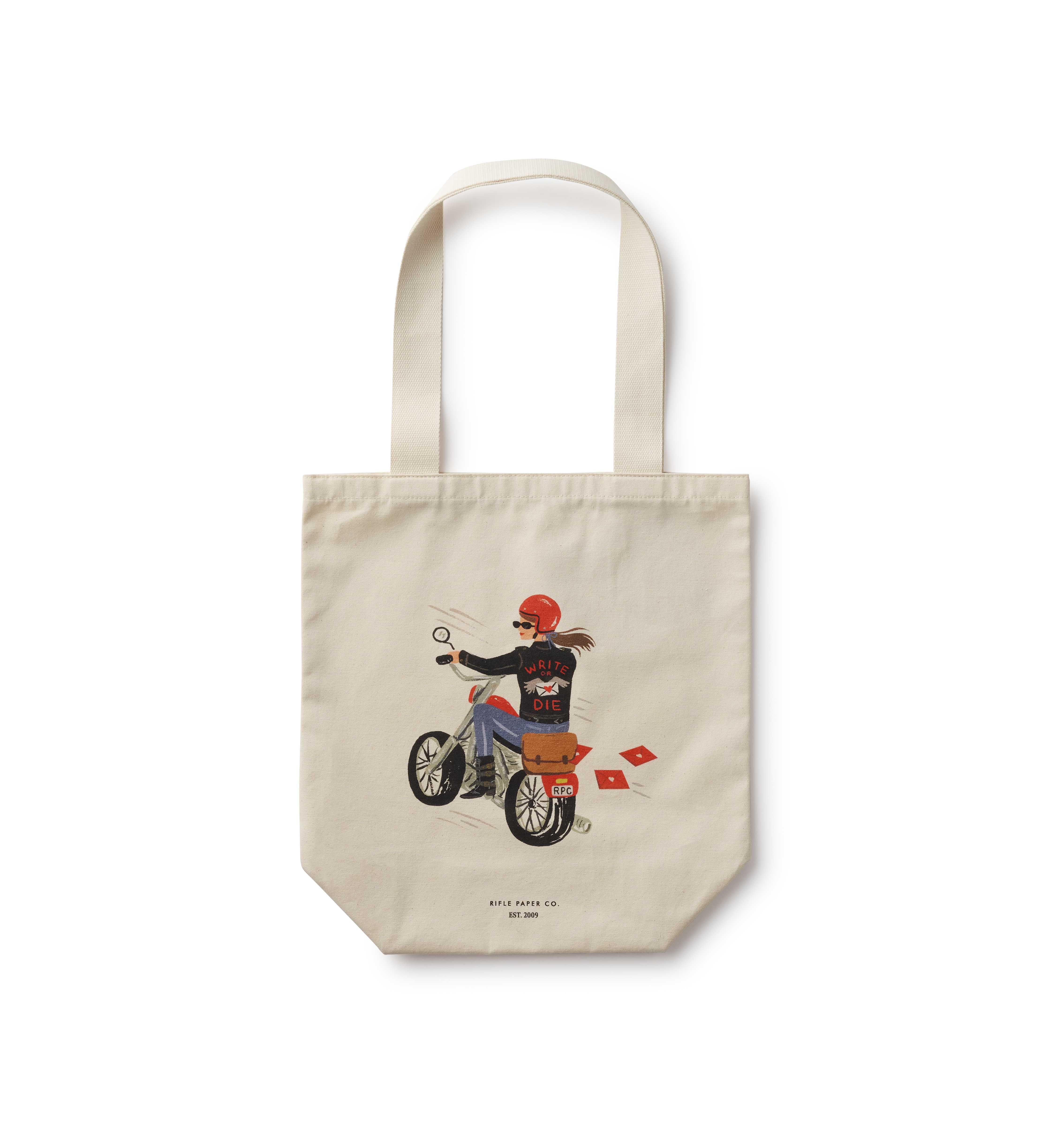 Bolsa de tela (tote bag) - Write or Die - Rifle Paper