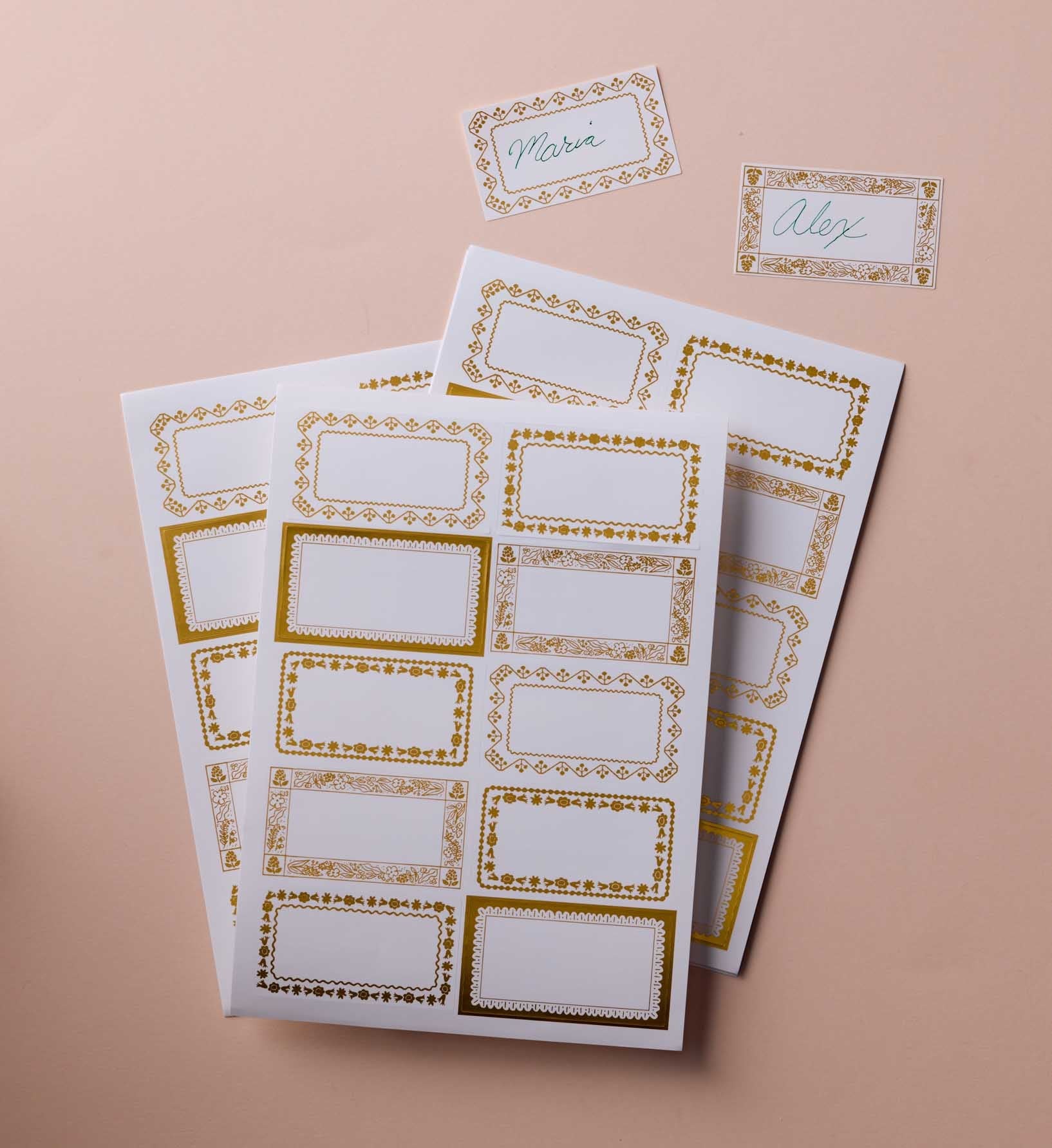 Set de etiquetas florales - Rifle Paper Co