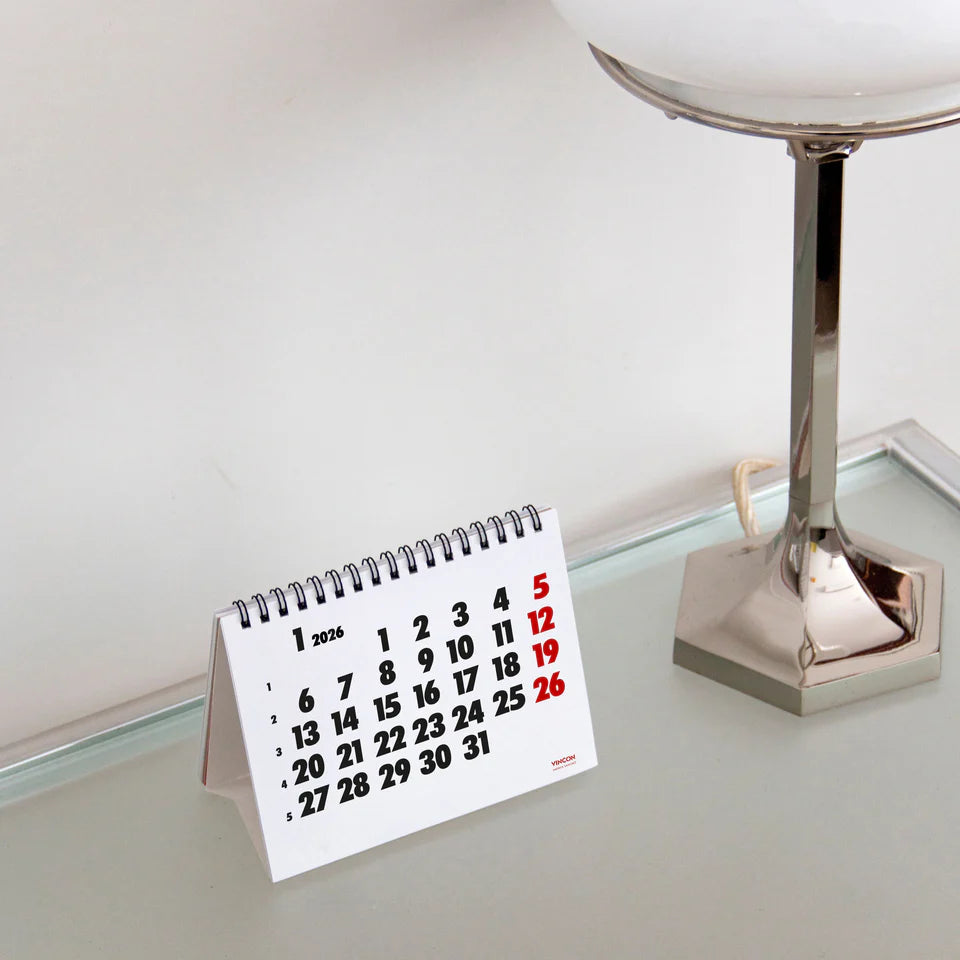 Calendario de sobremesa VINÇON 2026