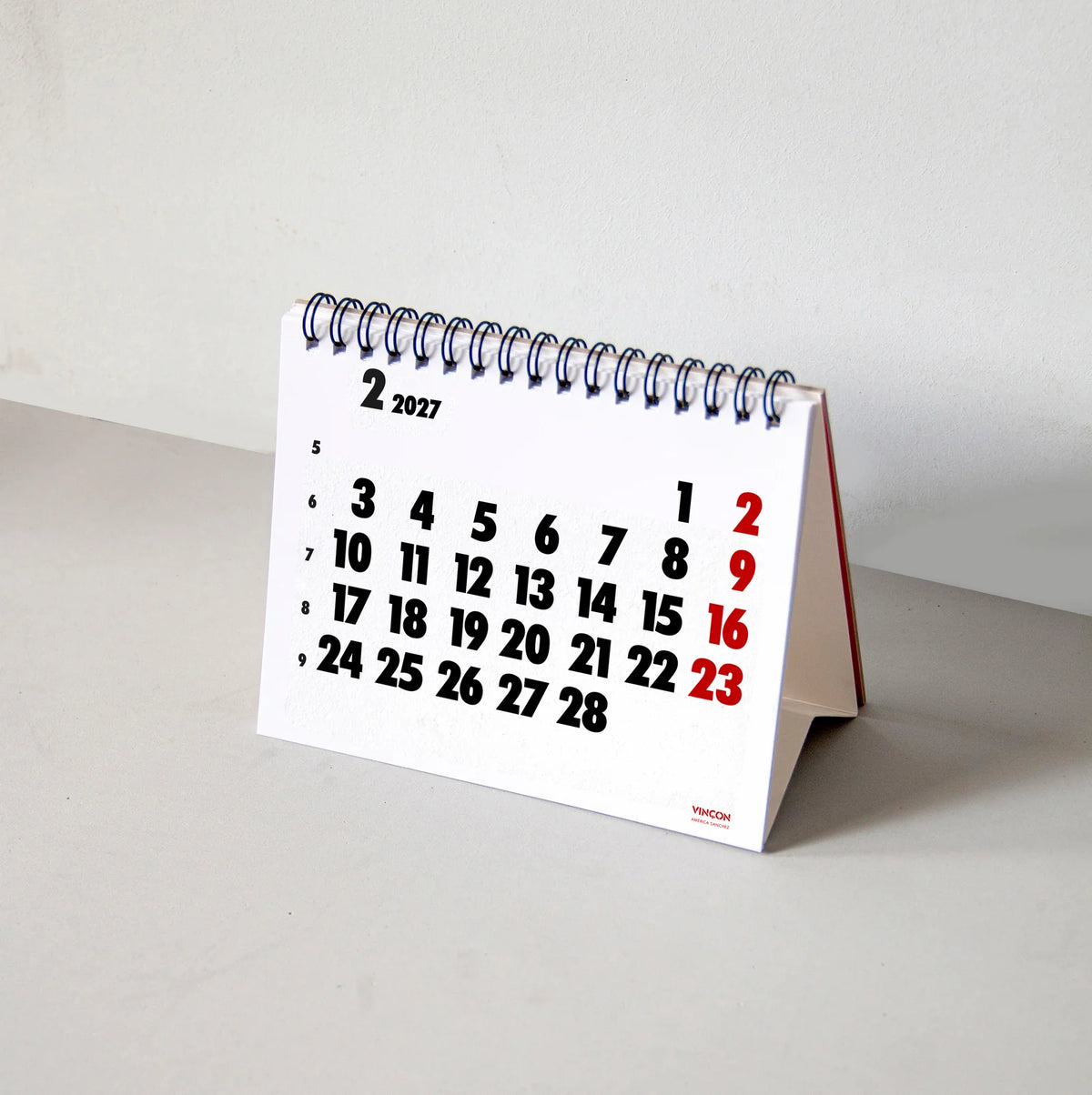 Calendario de sobremesa VINÇON 2027