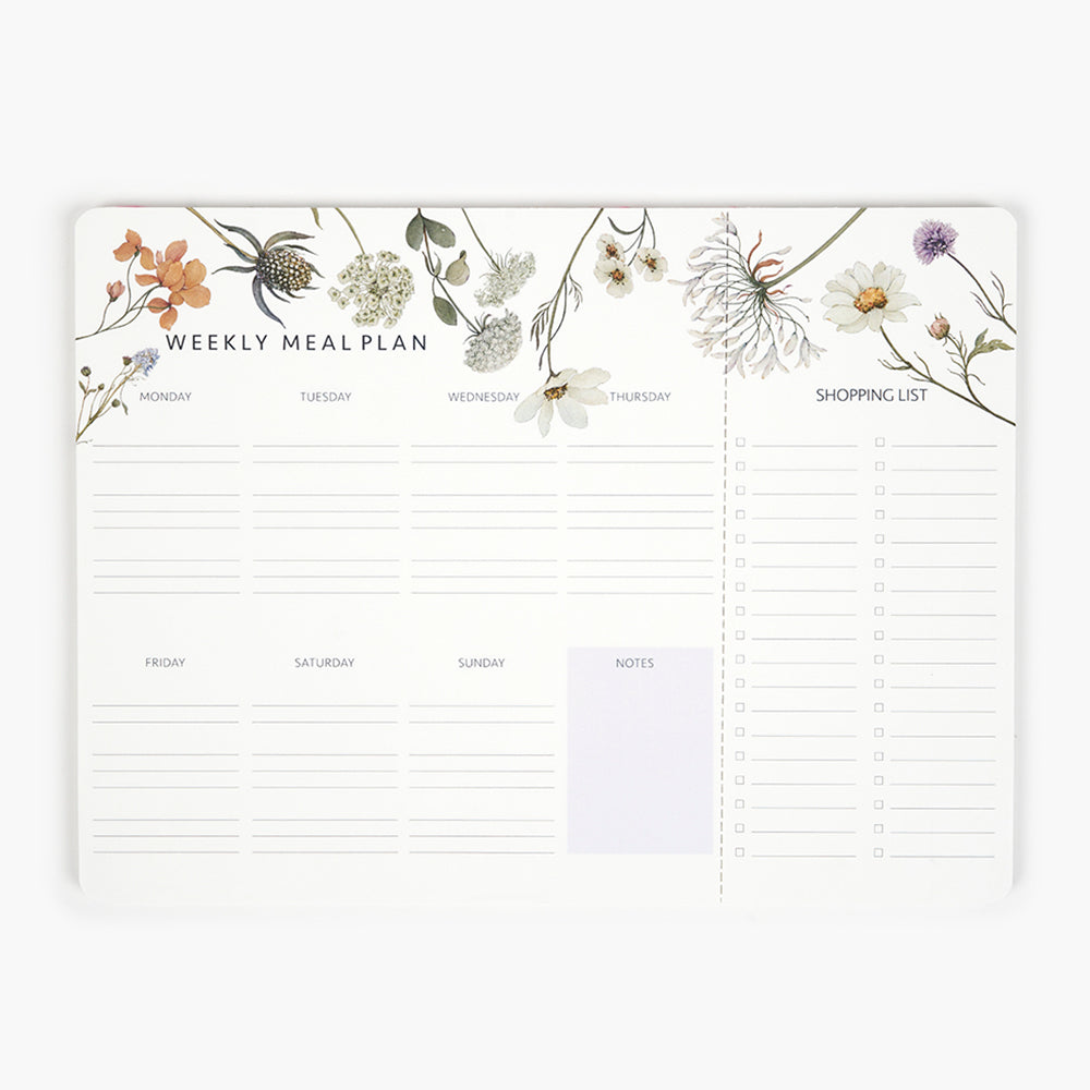 Planificador de menús Wild Flowers