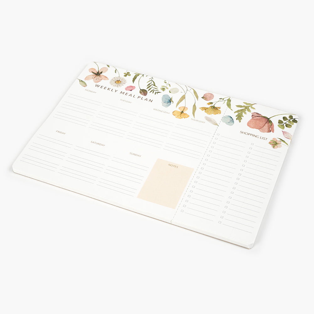 Spring Flowers Menu Planner