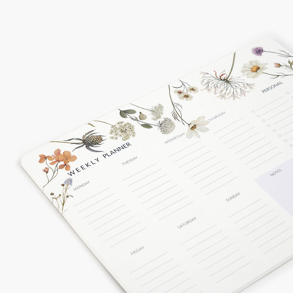 Planificador semanal Wild Flowers