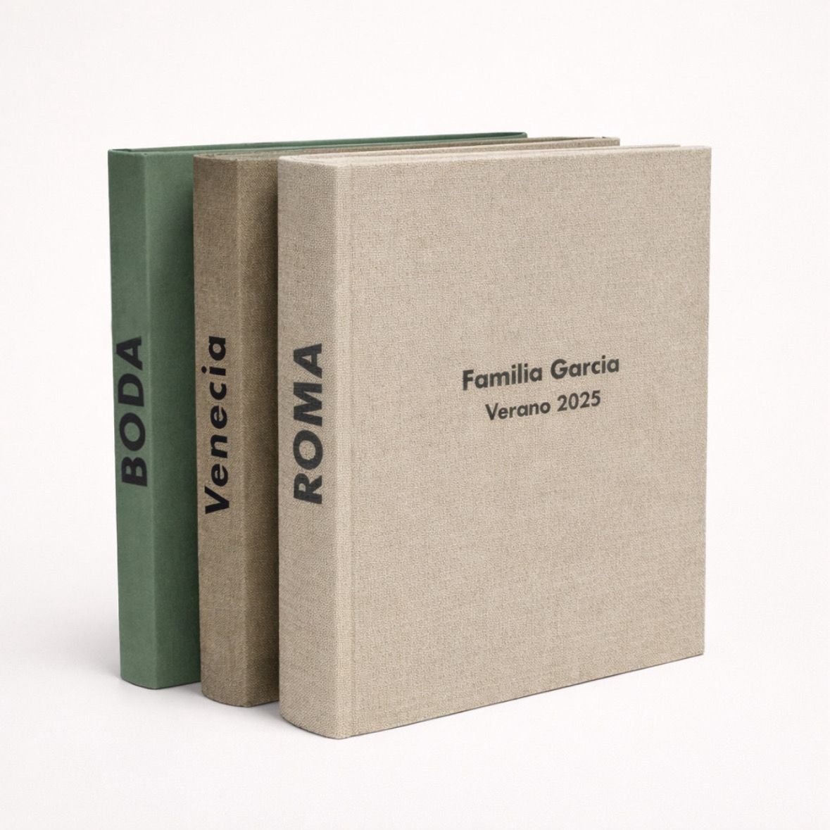 Ivory interior vertical photo album