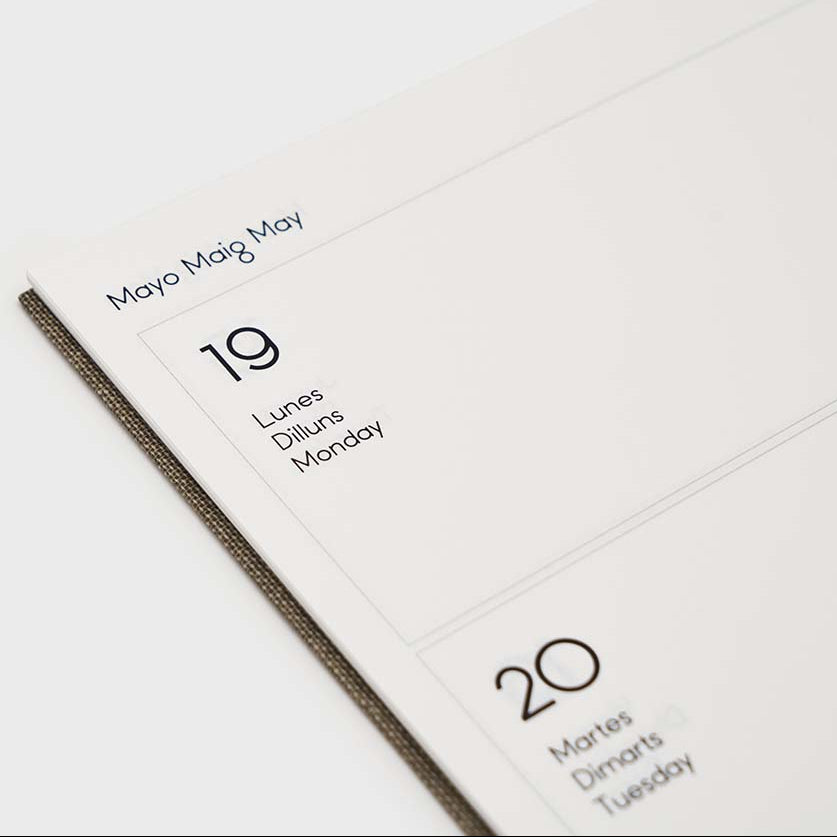 Agenda 2026 A5 Semana Vista (12 meses)