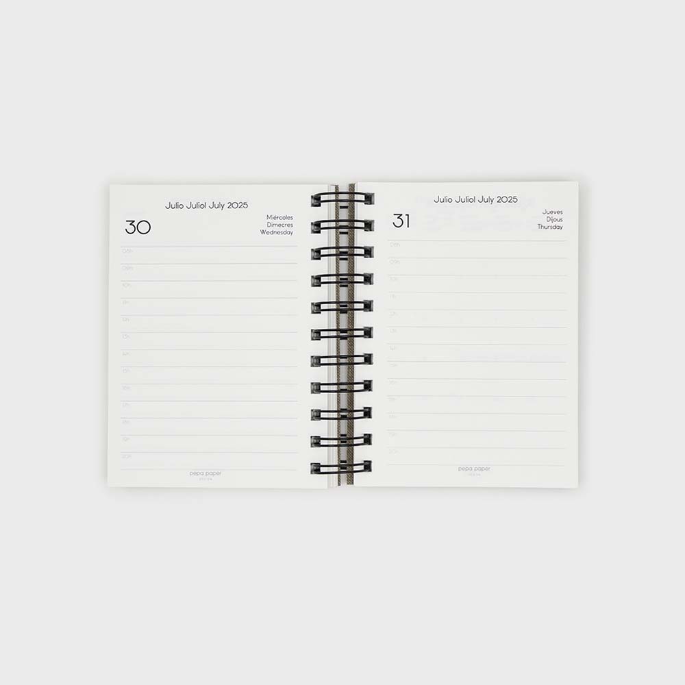 2026 A6 Daily Planner (12 months)