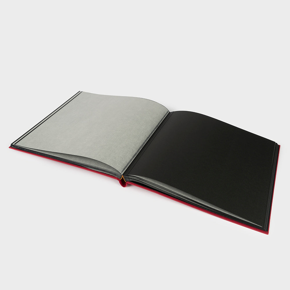 35x35 square photo album with black interior