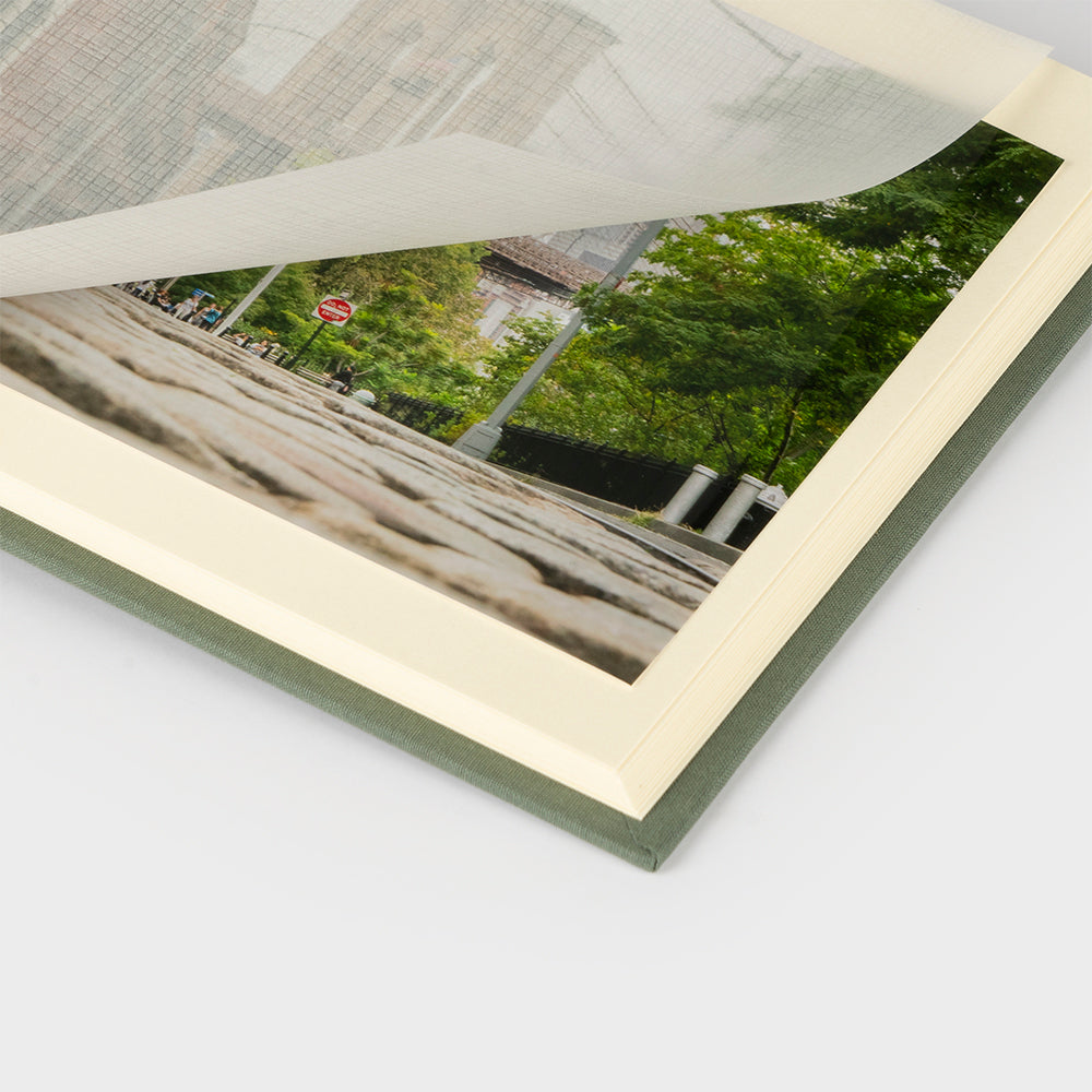 Photo album 20x24 ivory interior