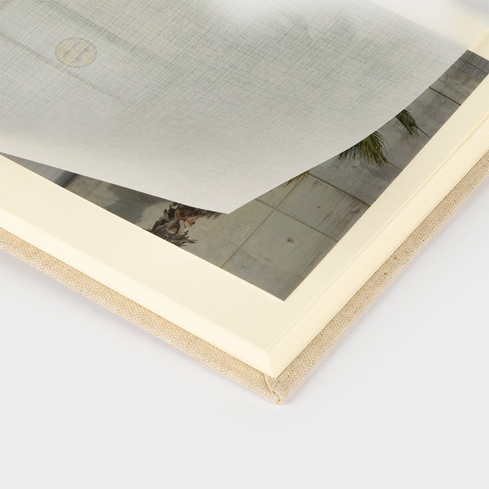 Photo album 20x24 ivory interior