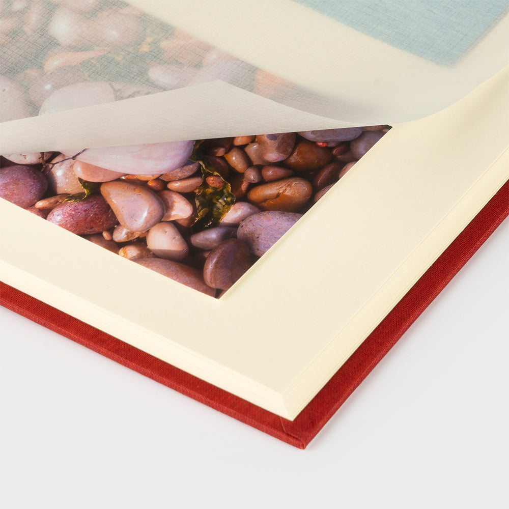 Ivory interior vertical photo album