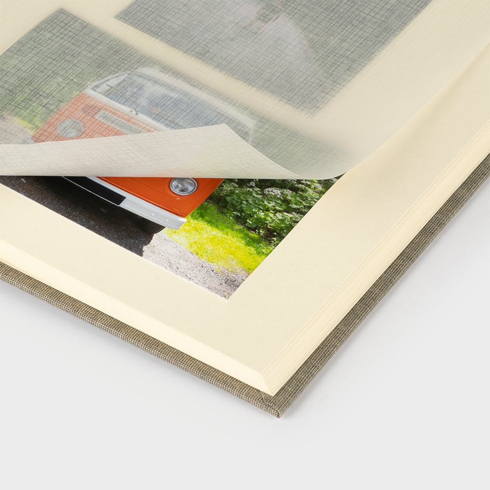 Ivory interior vertical photo album