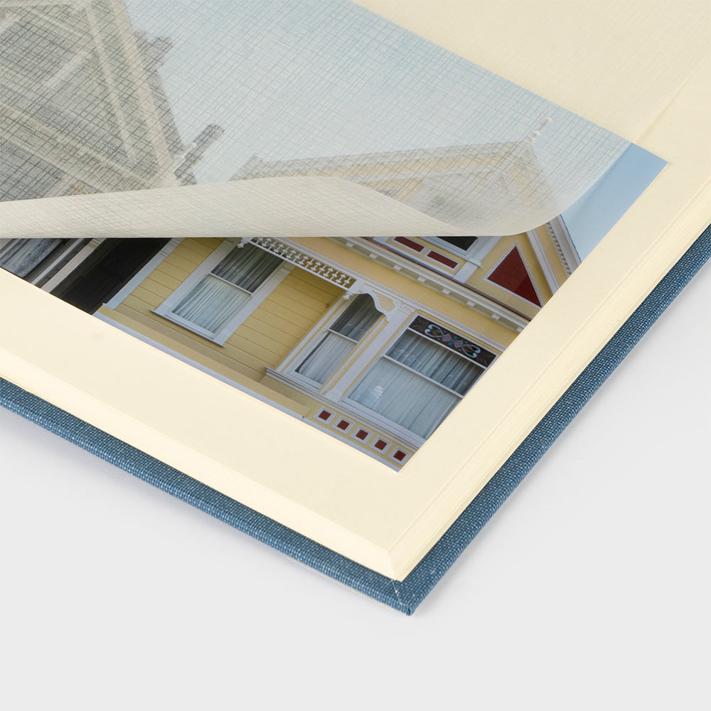 Ivory interior vertical photo album