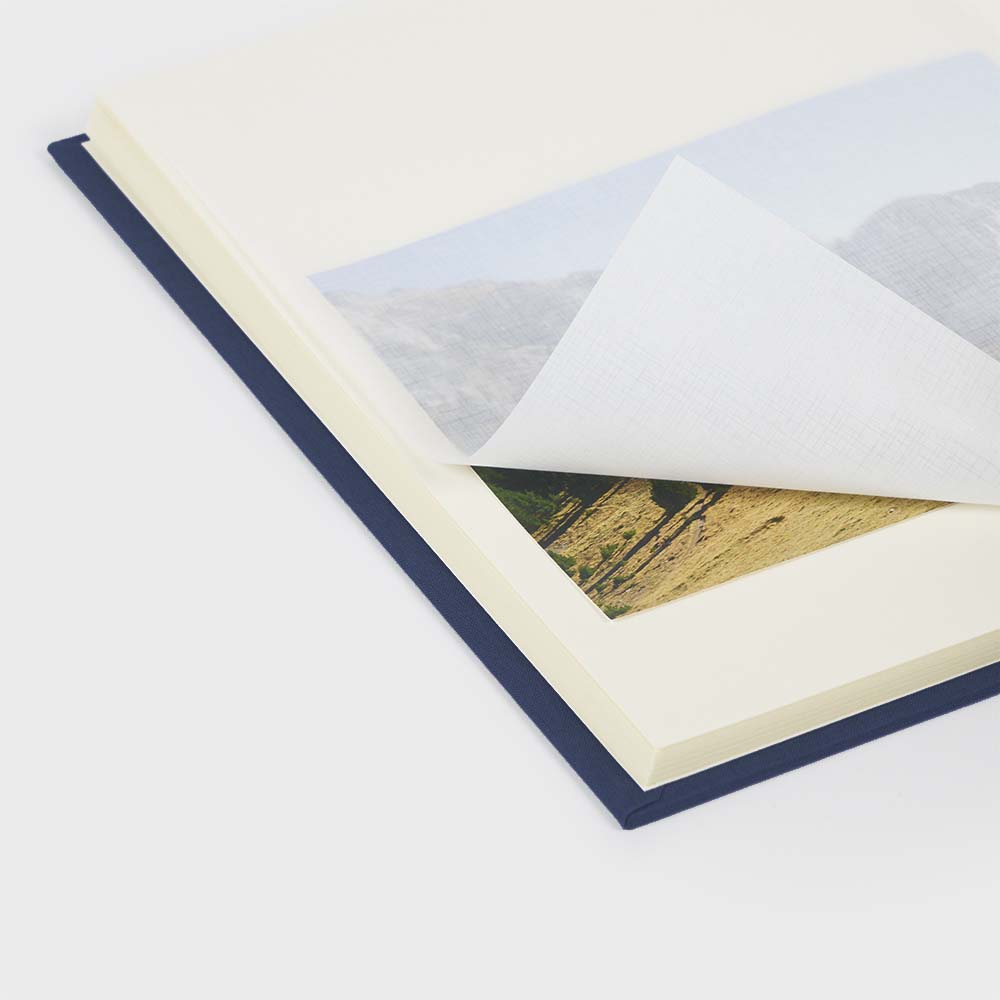 Ivory interior vertical photo album