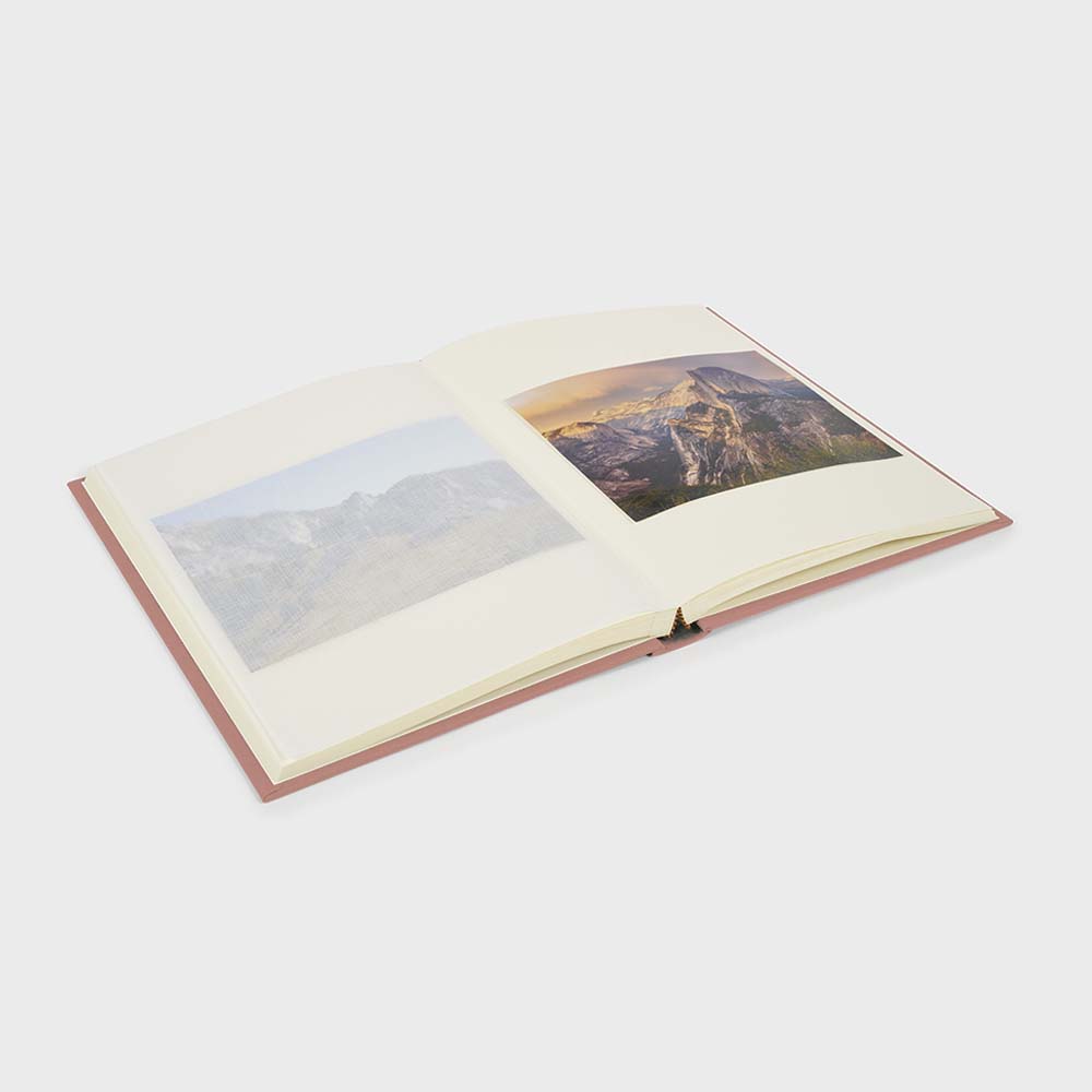 Ivory interior vertical photo album