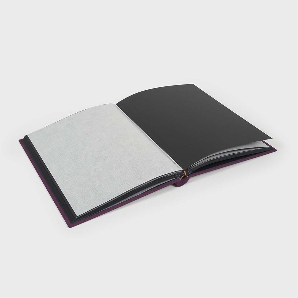 Black interior vertical photo album
