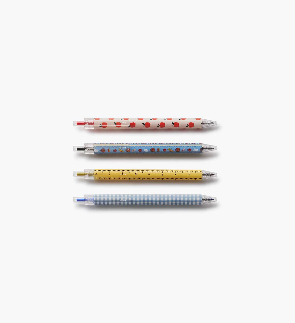 Set de 4 bolígrafos de gel Schoolhouse - Rifle Paper co.