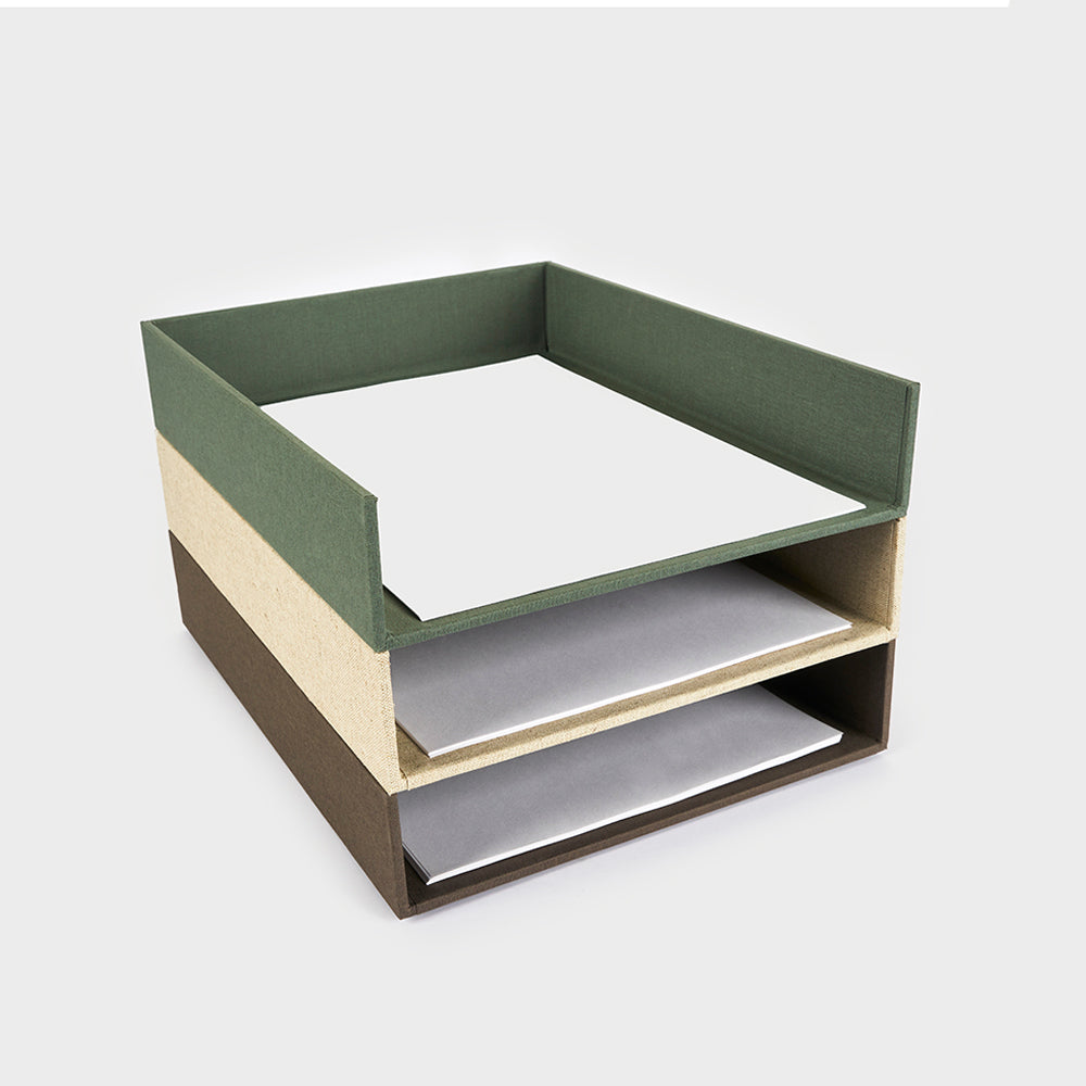 A4 fabric desk tray