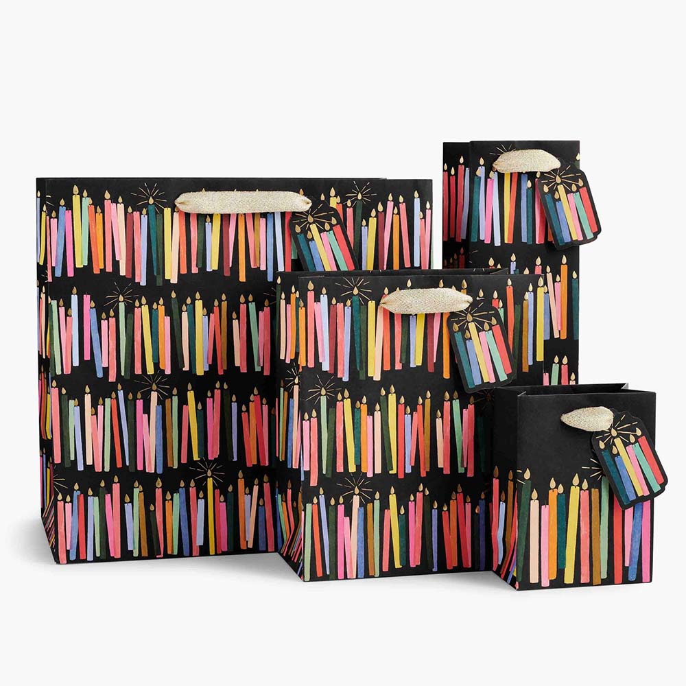 Bolsa de papel regalo Velas