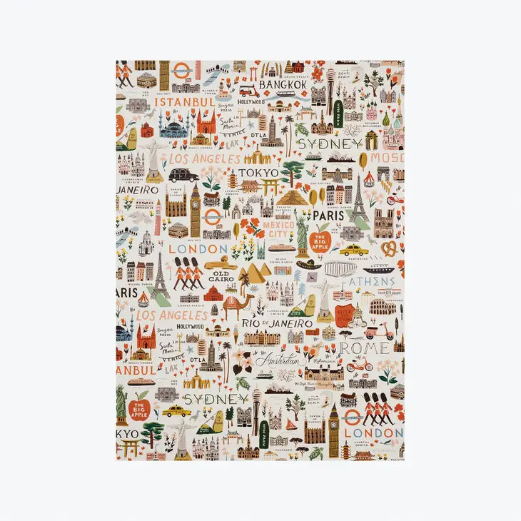Papel de regalo Bon Voyage - Rifle Paper Co
