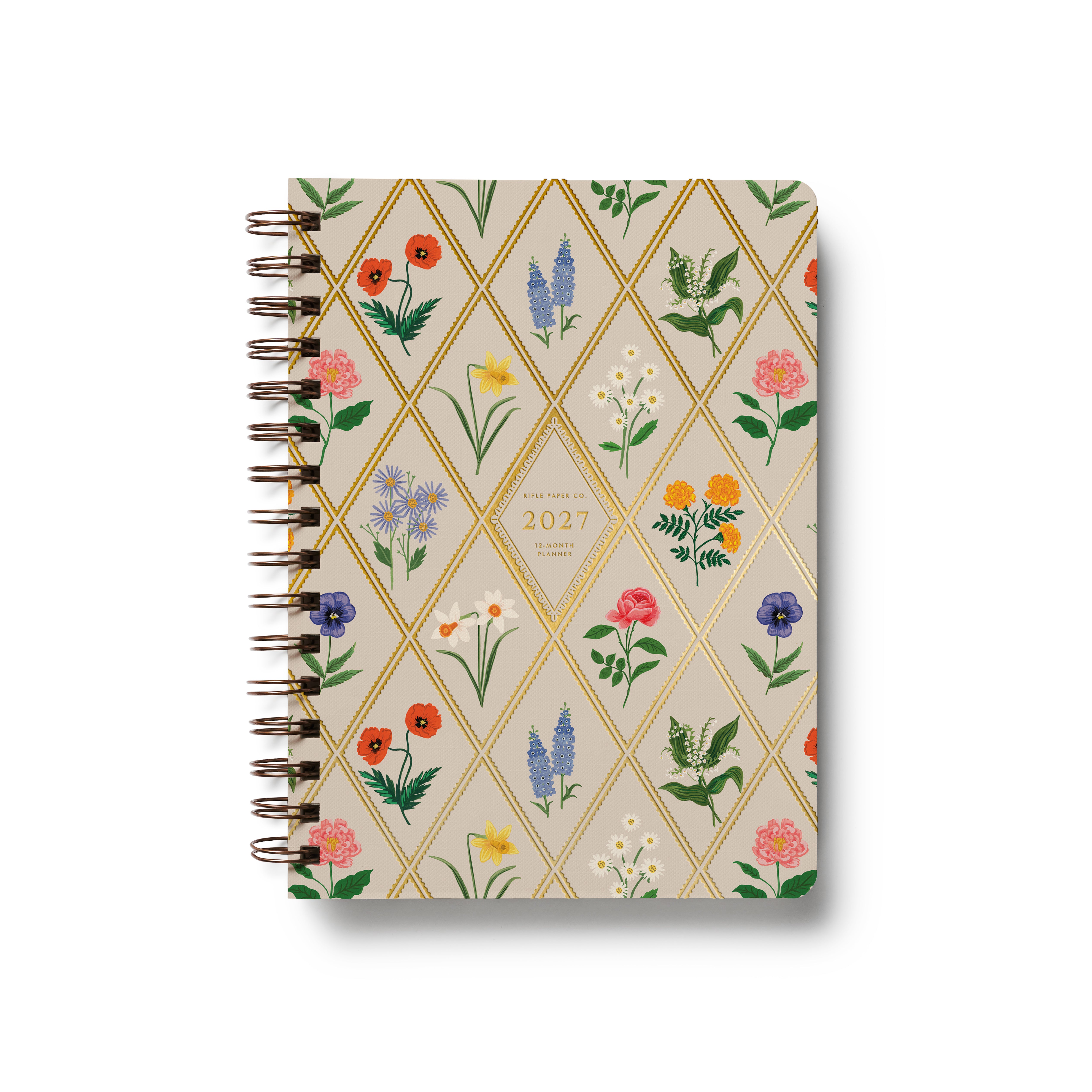 Agenda 2027 12 meses - Garden Study - Rifle Paper Co
