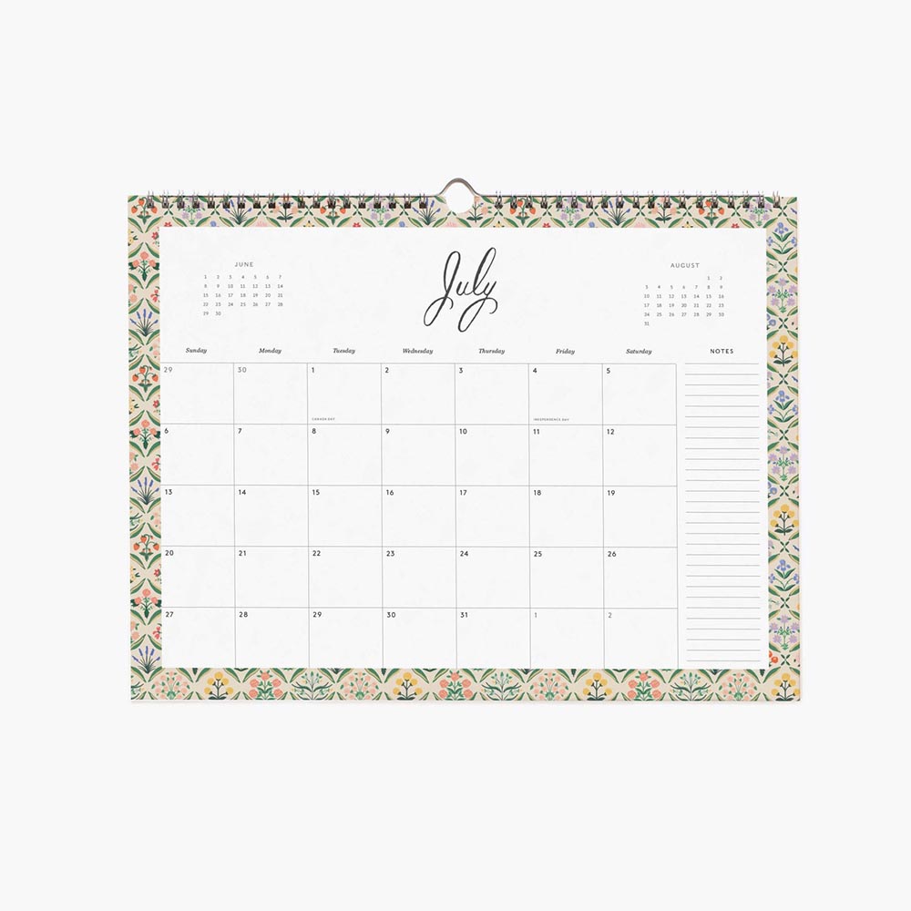 Calendario de pared 2025 Estee - Rifle Paper co.