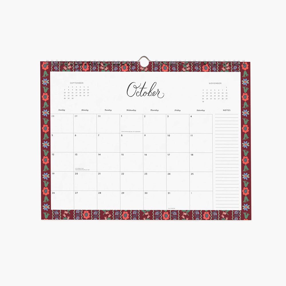 Calendario de pared 2025 Estee - Rifle Paper co.