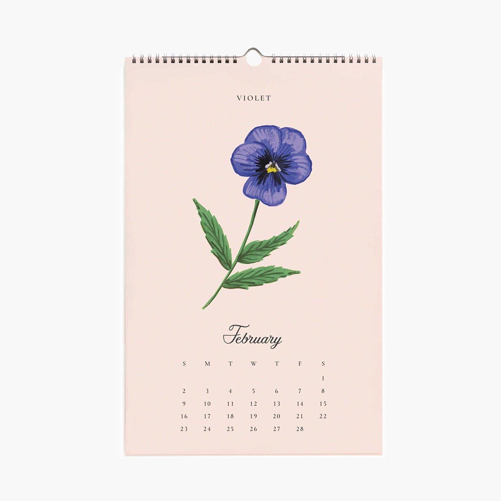 Calendari de paret 2025 Say it with Flowers - Rifle Paper