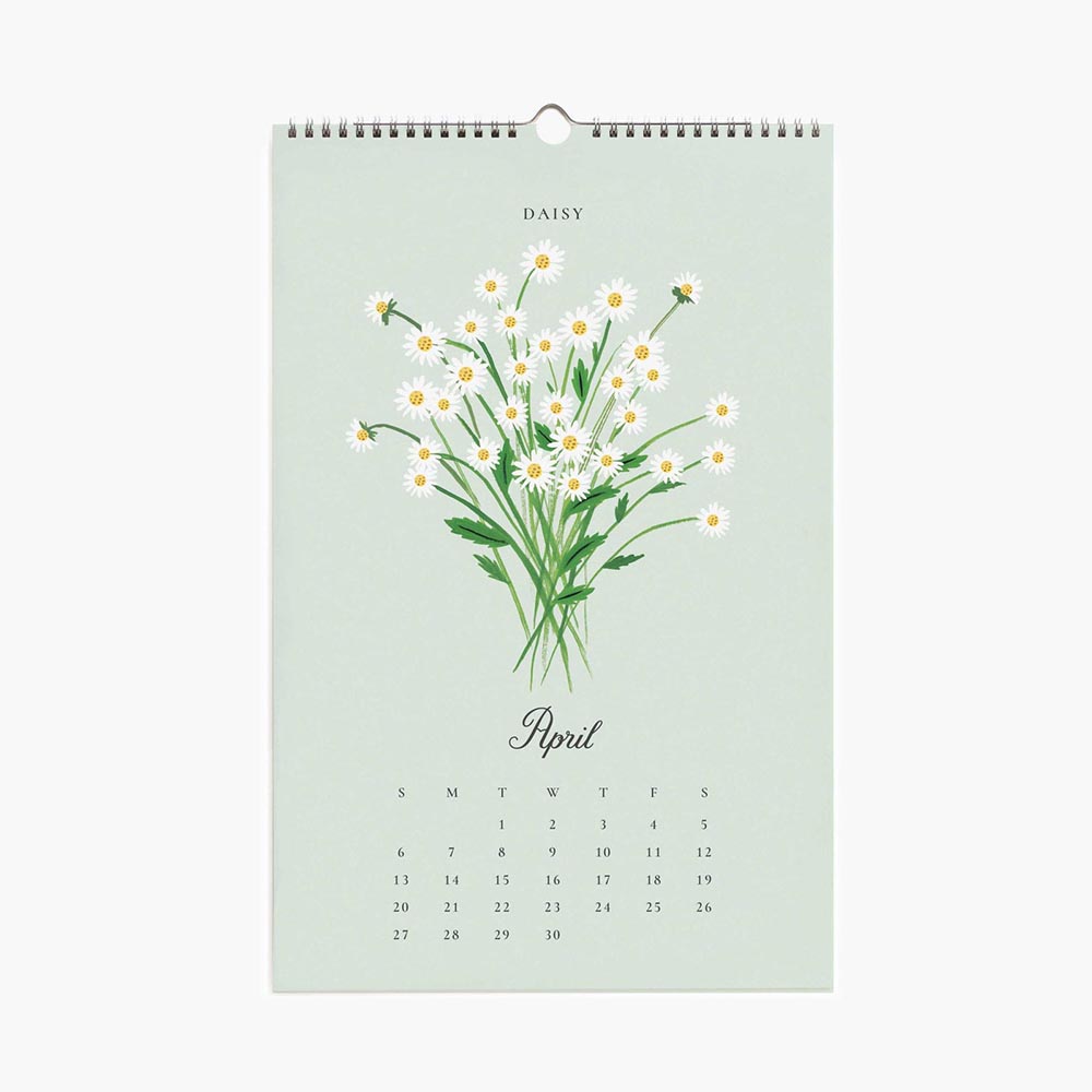 Calendari de paret 2025 Say it with Flowers - Rifle Paper