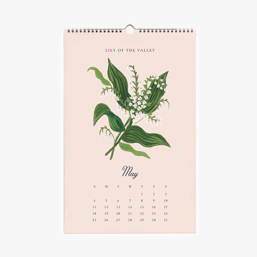Calendari de paret 2025 Say it with Flowers - Rifle Paper
