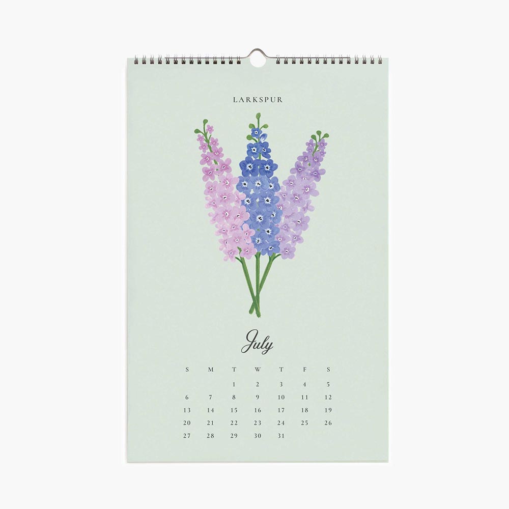 Calendari de paret 2025 Say it with Flowers - Rifle Paper