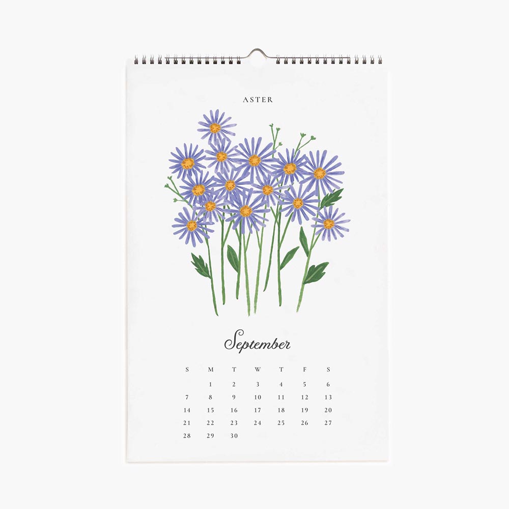 Calendari de paret 2025 Say it with Flowers - Rifle Paper