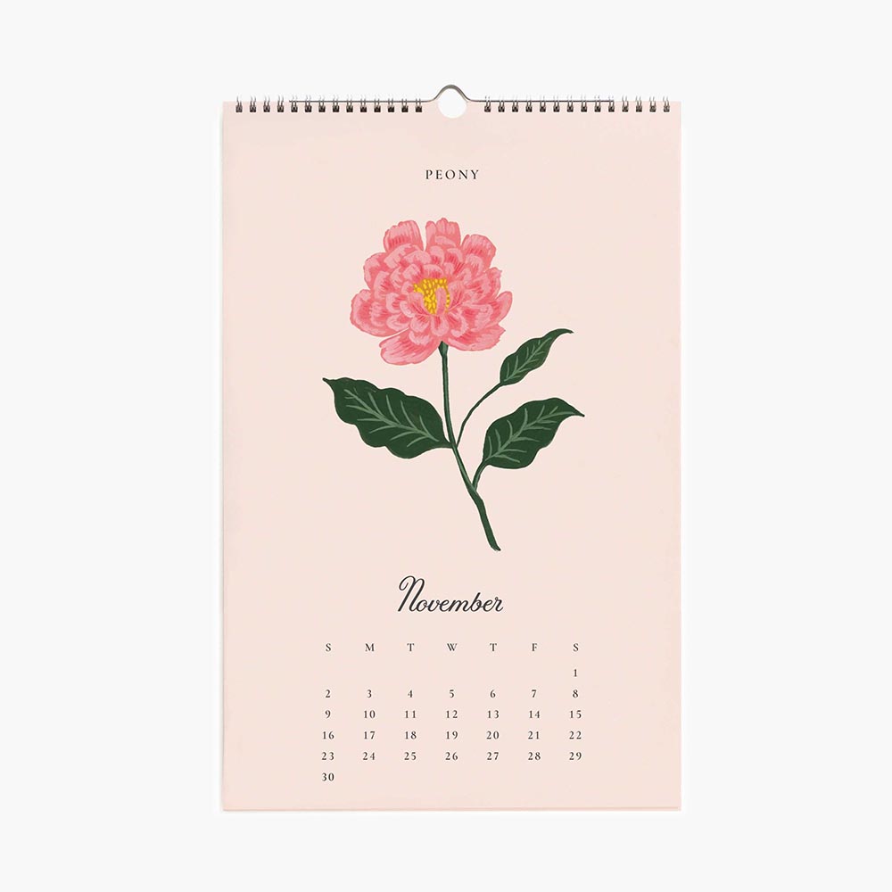 Calendari de paret 2025 Say it with Flowers - Rifle Paper