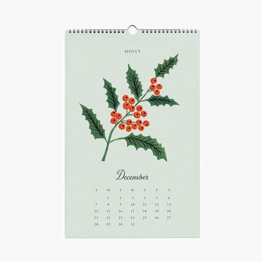Calendari de paret 2025 Say it with Flowers - Rifle Paper