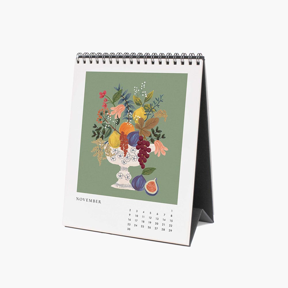 Calendario de sobremesa 2025 Flower Studies - Rifle Paper