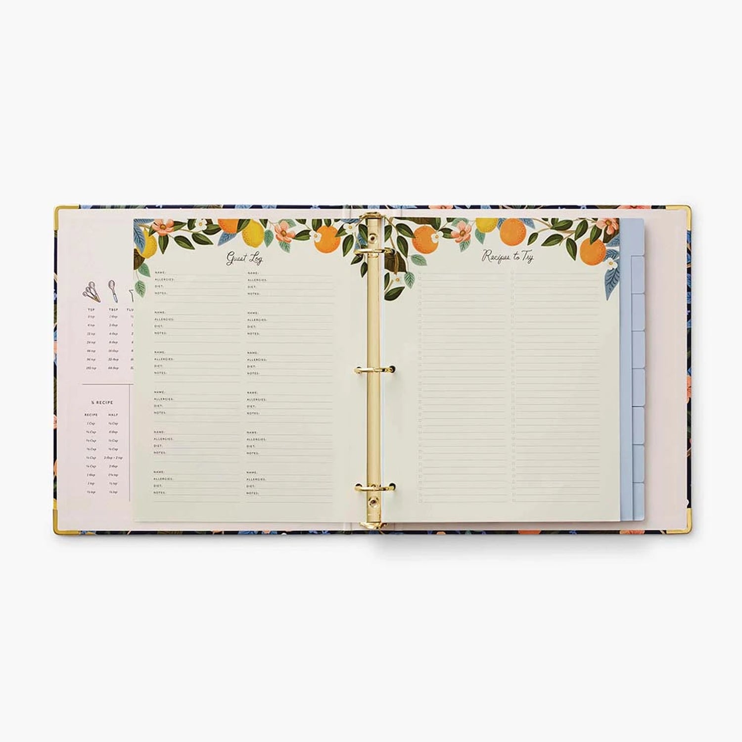 Carpeta anillas Recetario Citrus Grove - Rifle Paper Co.