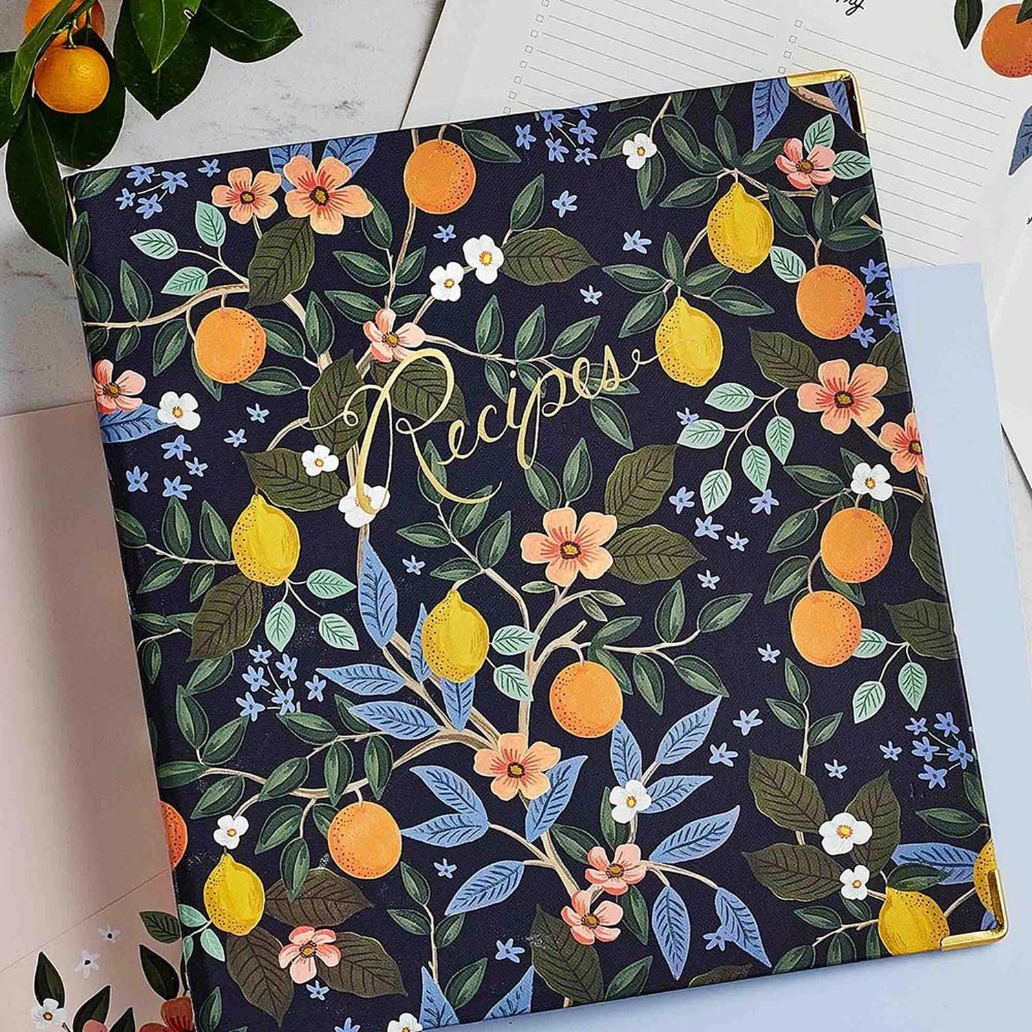 Citrus Grove Recipe Binder - Rifle Paper Co.