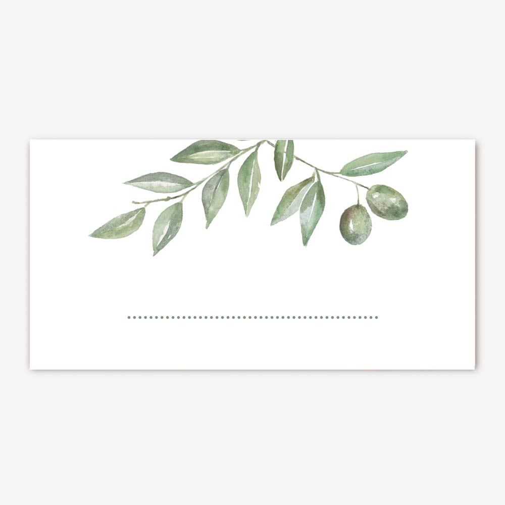 Olive Watercolor Diner (4 units)
