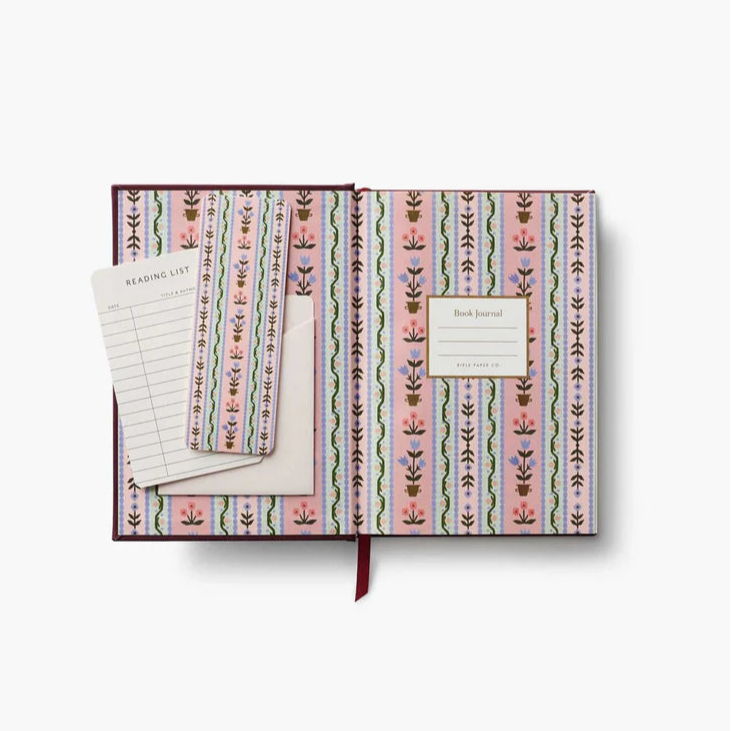 Bookclub Embroidered Book Journal - Rifle Paper Co