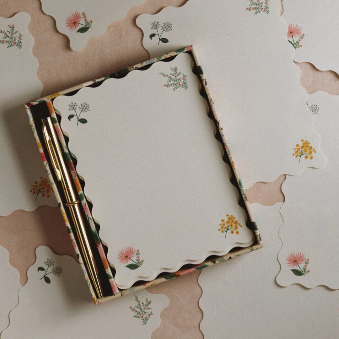 Set de escritura de notas con bolígrafo Dahlia - Rifle Paper co