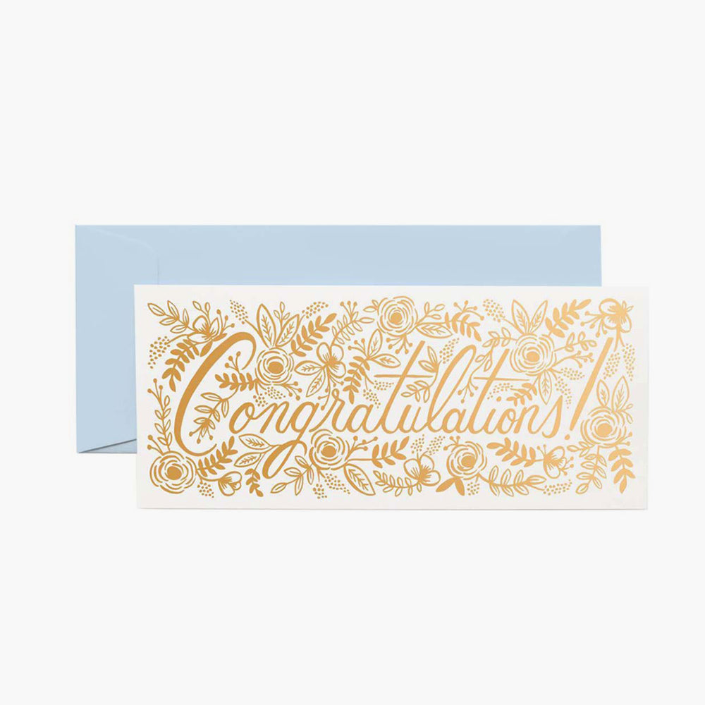 Champagne Congrats Grad! No. 10 Postcard - Rifle Paper